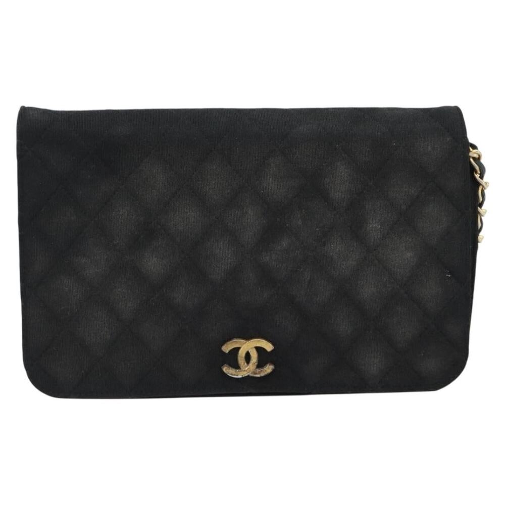 Chanel Matelasse Chain Shoulder Bag Black